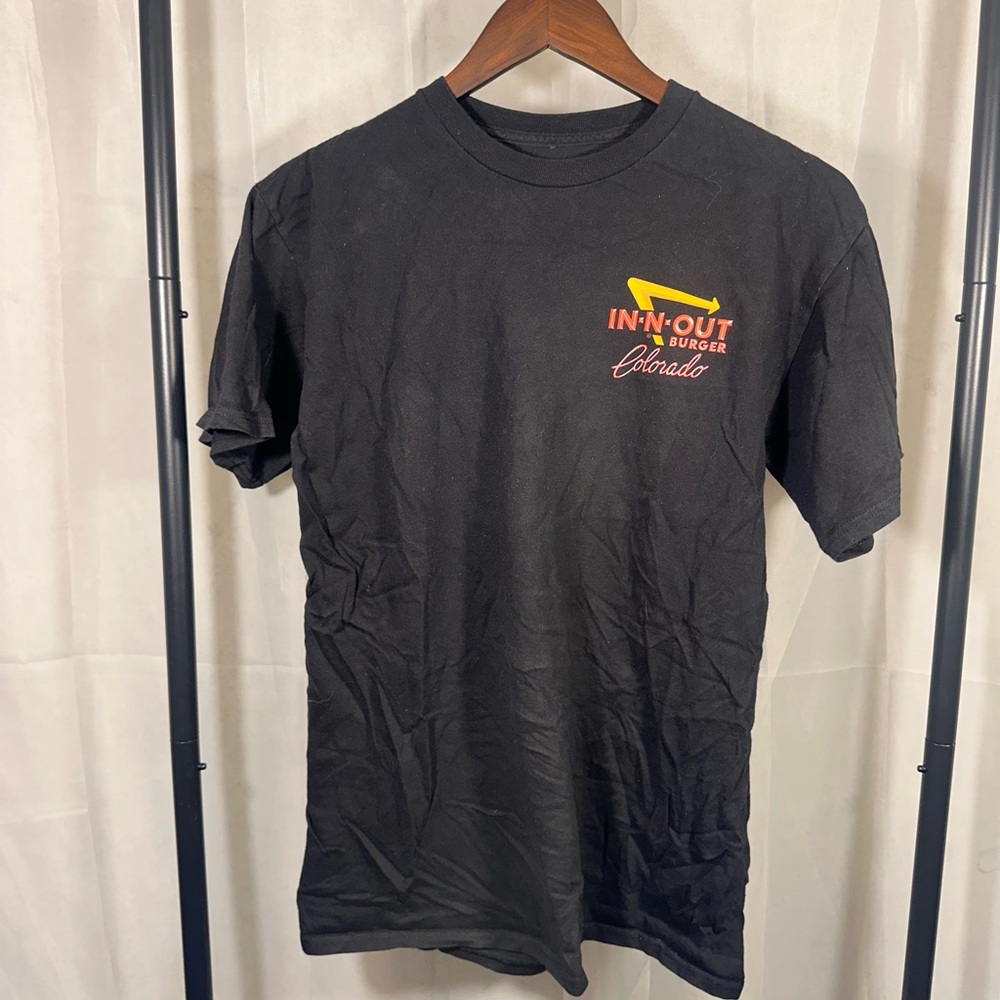 Black Graphic Tee for Men